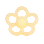 Silicone Rattle Flower - 10 cm - Yellow [DE]