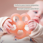 Silicone Rattle Flower - 10 cm - Yellow [ES]