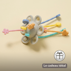 Silicone Montessori Baby Toy - 20 cm - Multicolor [FR]