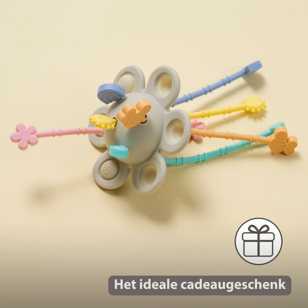 Silicone Montessori Baby Toy - 20 cm - Multicolor [NL]