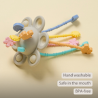 Silicone Montessori Baby Toy - 20 cm - Multicolor [EN]