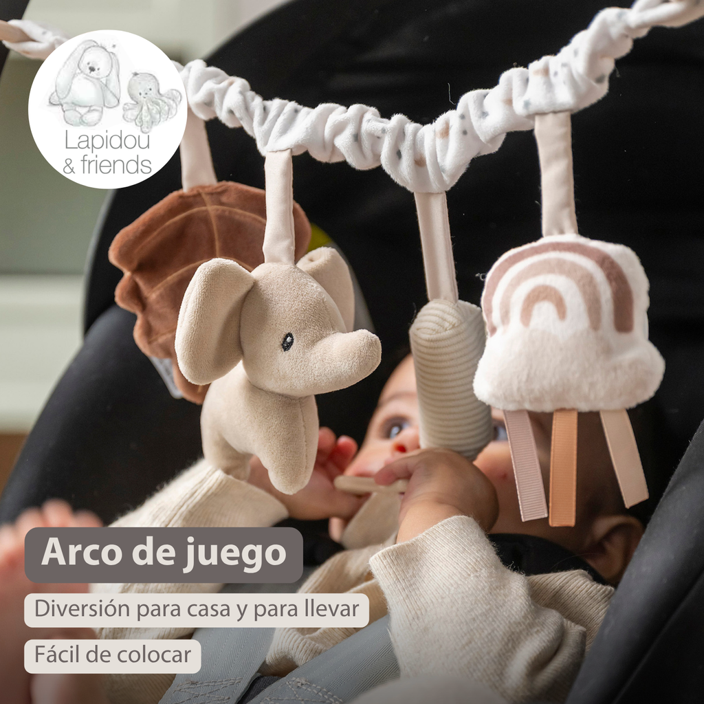 Lapidou Stroller Activity Play Arch - Beige [ES]