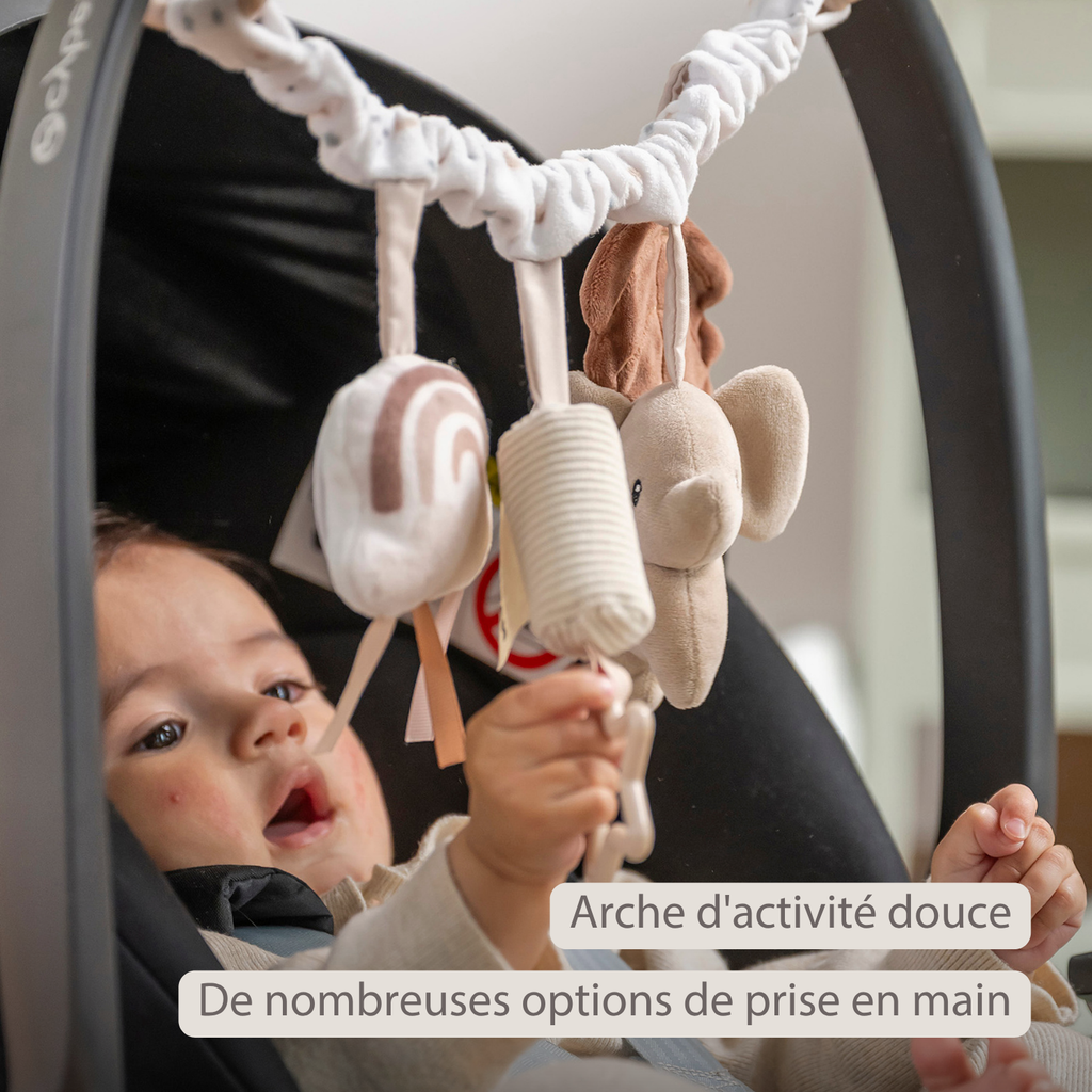 Lapidou Stroller Activity Play Arch - Beige [FR]