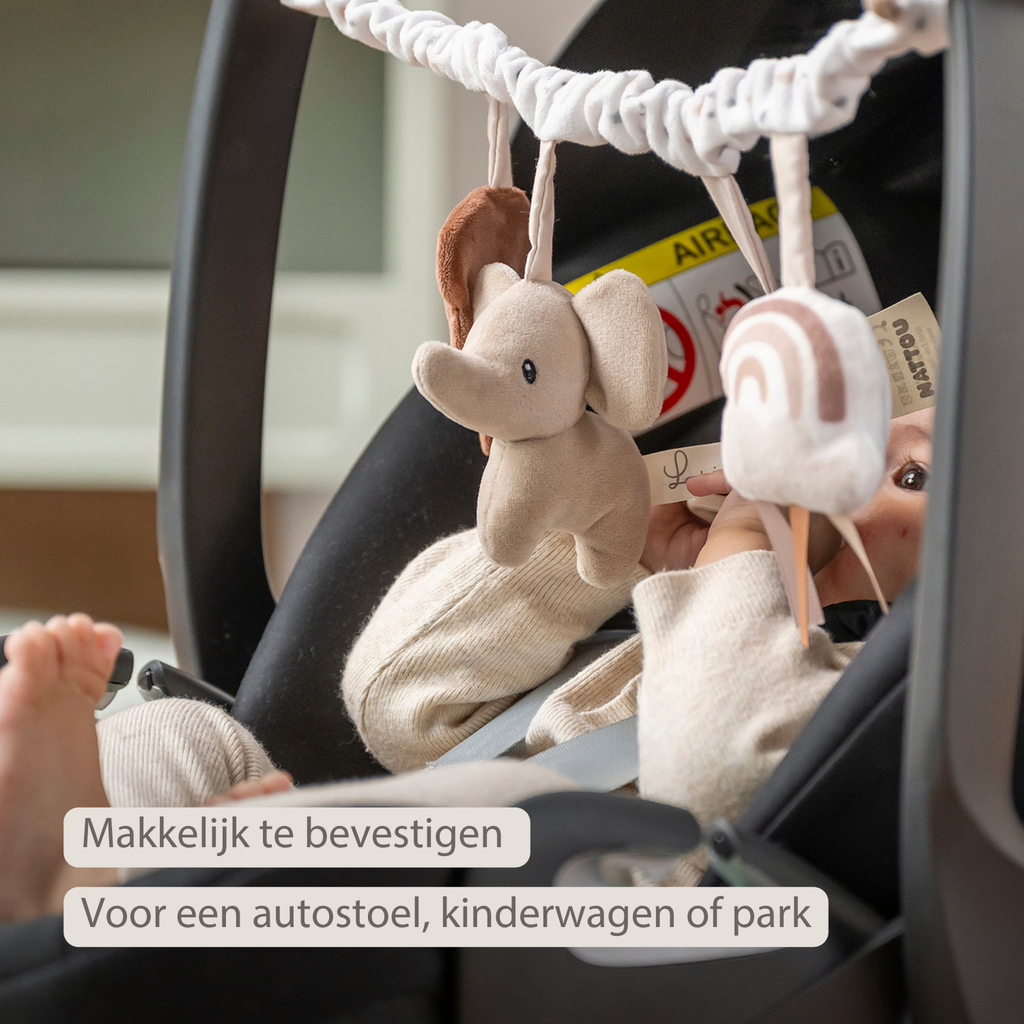 Lapidou Stroller Activity Play Arch - Beige [NL]
