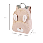 Lapidou Backpack - 28 cm - Preschool Backpack - Soft Rabbit Backpack - Sand [DE]