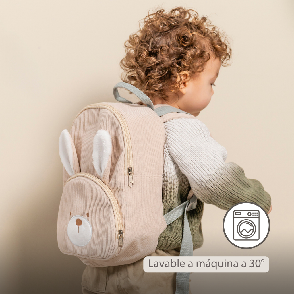 Lapidou Backpack - 28 cm - Preschool Backpack - Soft Bear Backpack - Linden Green [ES]