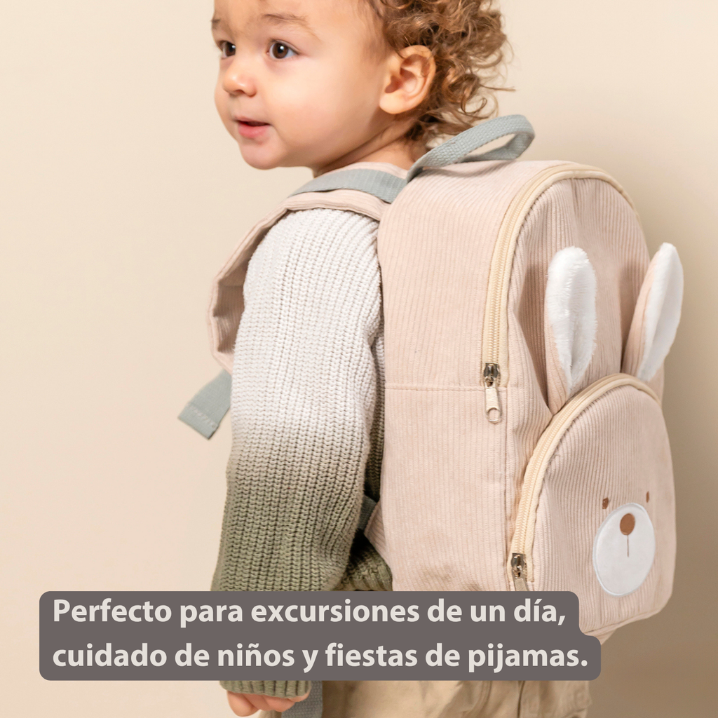 Lapidou Backpack - 28 cm - Preschool Backpack - Soft Bear Backpack - Linden Green [ES]