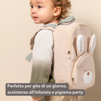 Lapidou Backpack - 28 cm - Preschool Backpack - Soft Bear Backpack - Linden Green [IT]