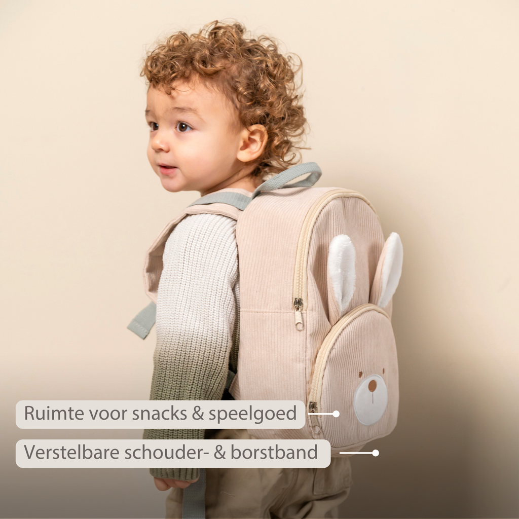 Lapidou Backpack - 28 cm - Preschool Backpack - Soft Bear Backpack - Linden Green [NL]