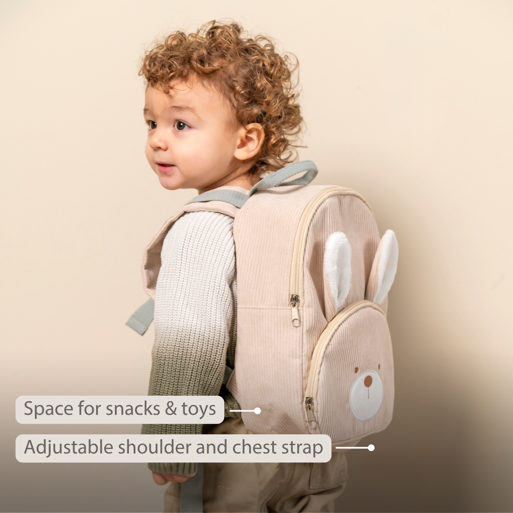 Lapidou Backpack - 28 cm - Preschool Backpack - Soft Bear Backpack - Linden Green [EN]