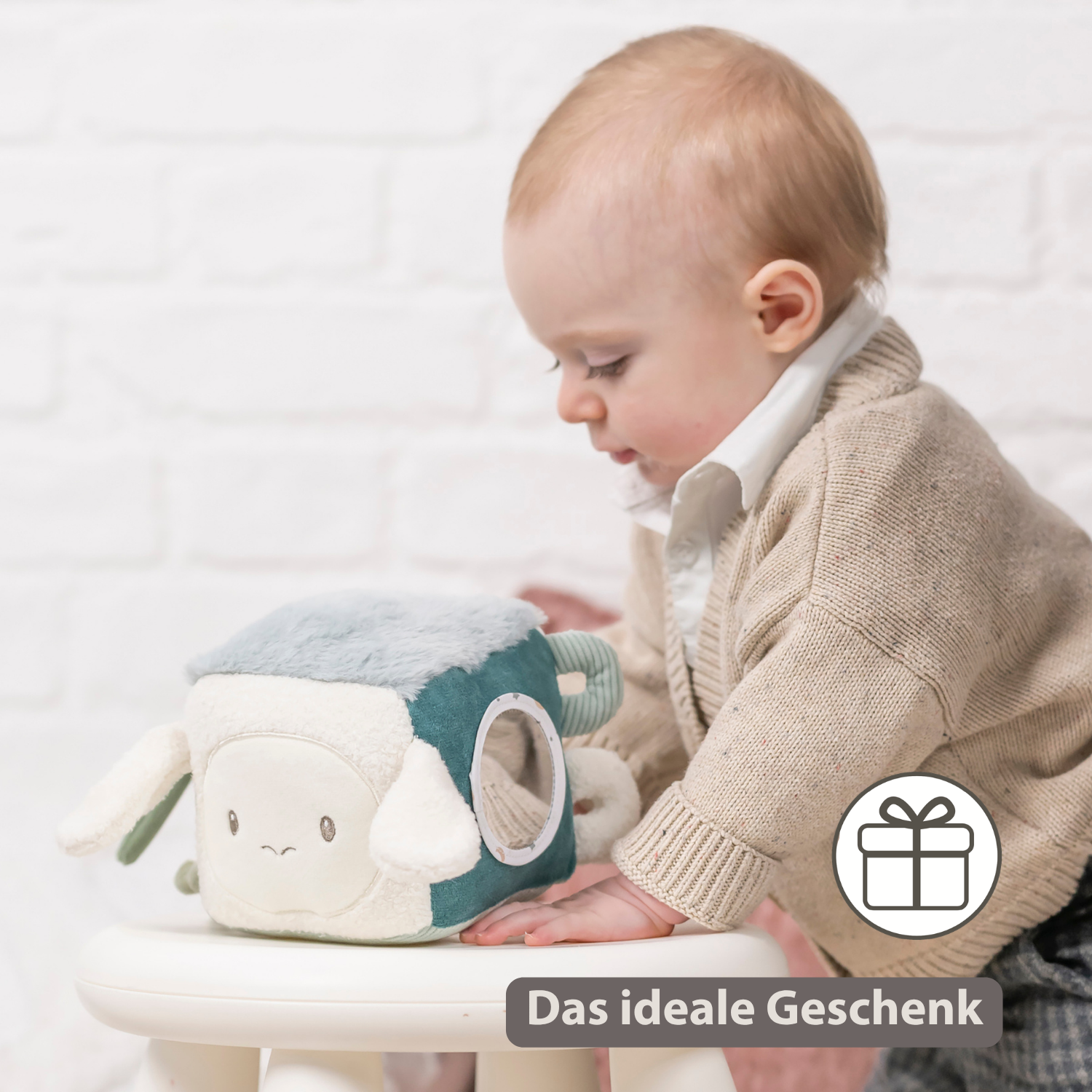 Lapidou Soft Activity Cube - 18 cm - Linden Green [DE]
