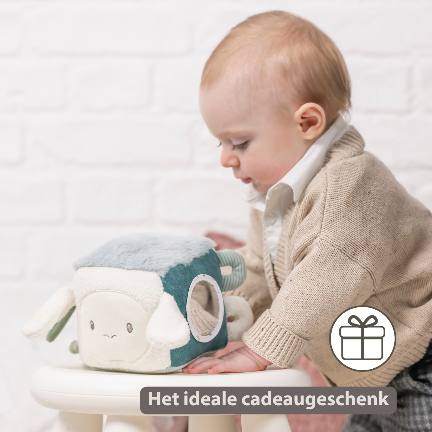 Lapidou Soft Activity Cube - 18 cm - Linden Green [NL]