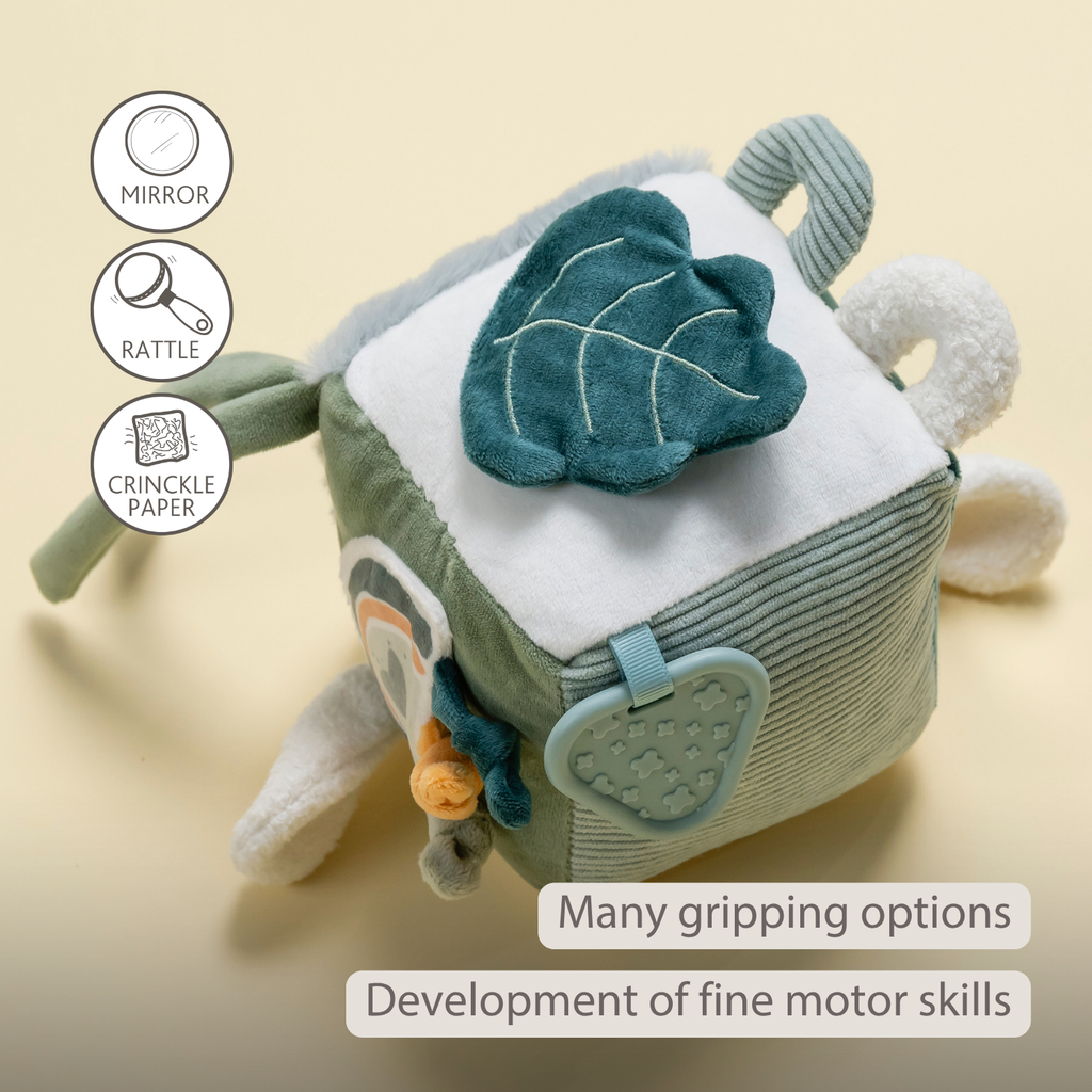 Lapidou Soft Activity Cube - 18 cm - Linden Green [EN]