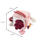 Lapidou Soft Activity Cube - 18 cm - Powder Pink [DE]