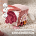 Lapidou Soft Activity Cube - 18 cm - Powder Pink [ES]