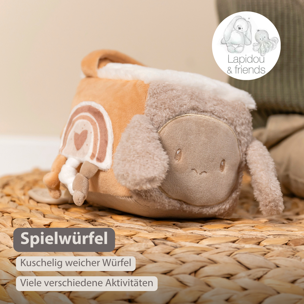 Lapidou Soft Activity Cube - 18 cm - Beige [DE]