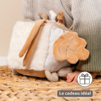 Lapidou Soft Activity Cube - 18 cm - Beige [FR]