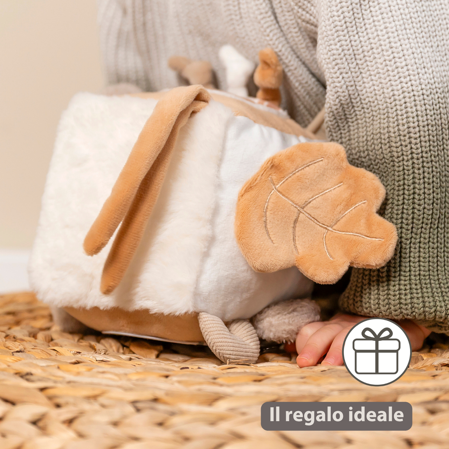 Lapidou Soft Activity Cube - 18 cm - Beige [IT]