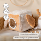 Lapidou Soft Activity Cube - 18 cm - Beige [NL]