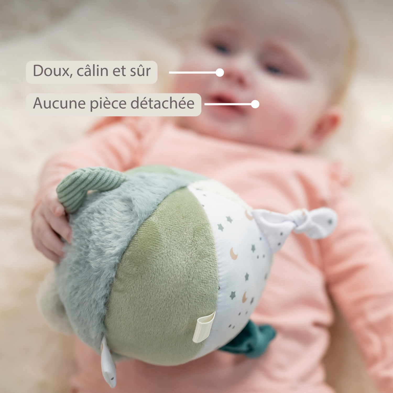 Lapidou Plush Ball - 15 cm - Linden Green [FR]