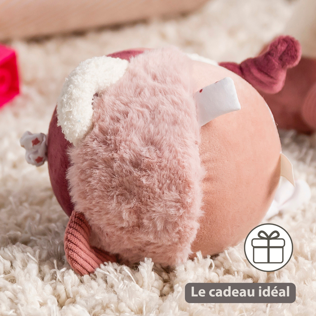 Lapidou Plush Ball - 15 cm - Powder Pink [FR]