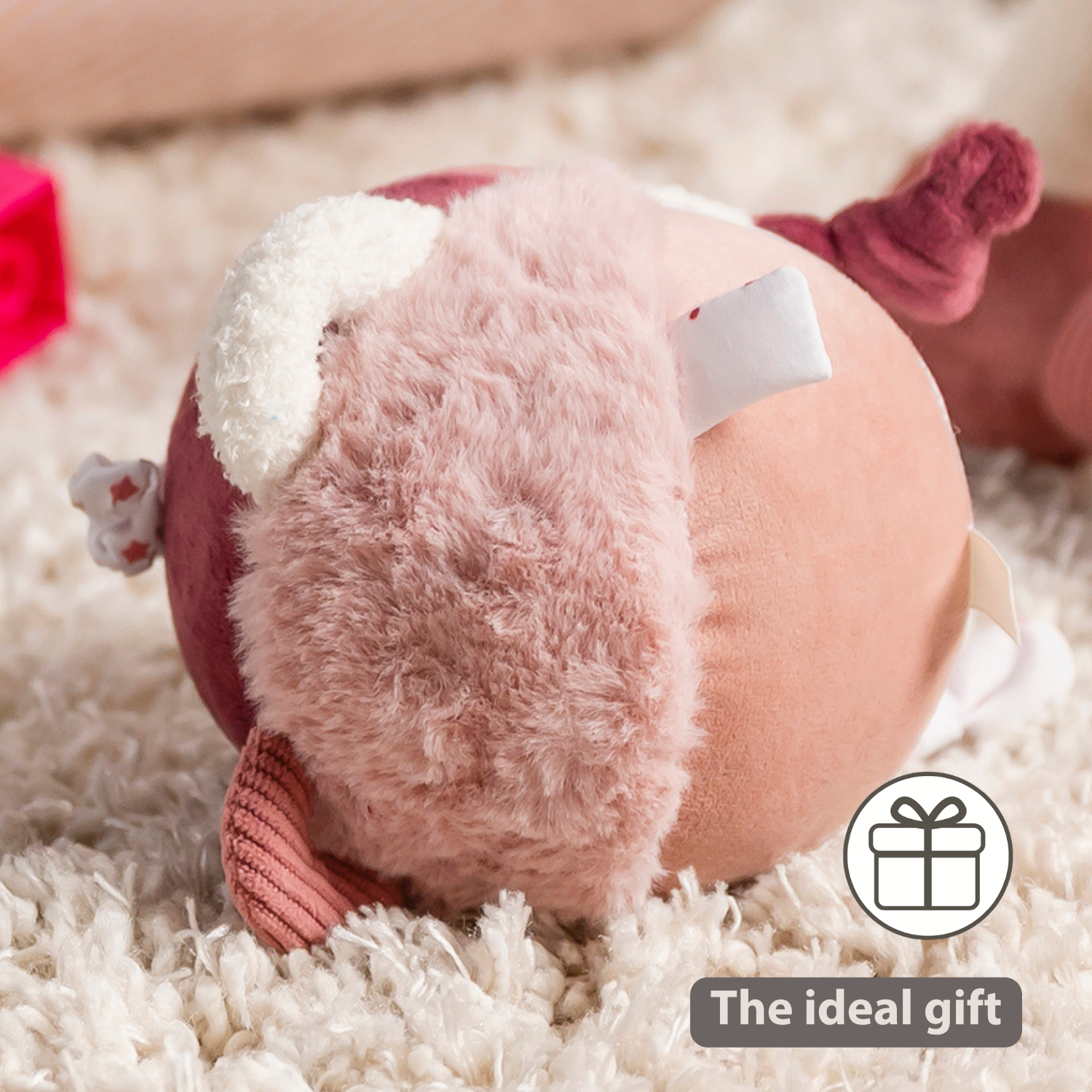 Lapidou Plush Ball - 15 cm - Powder Pink [EN]