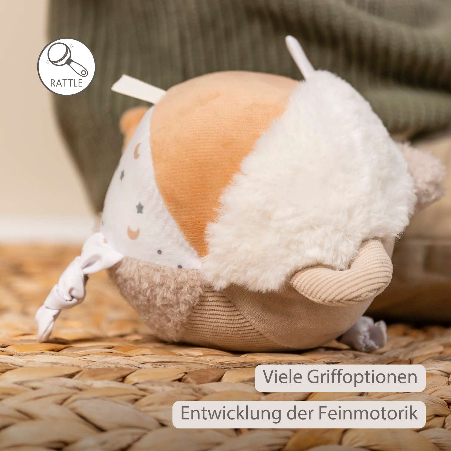 Lapidou Plush Ball - 15 cm - Beige [DE]
