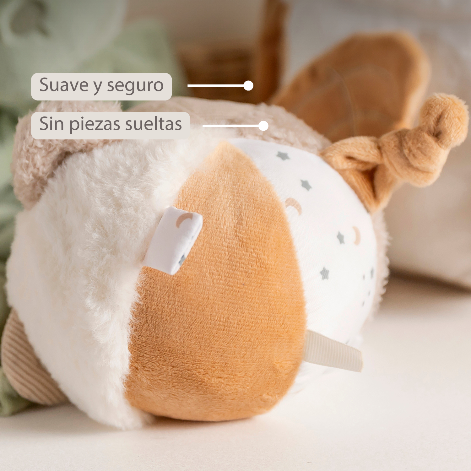 Lapidou Plush Ball - 15 cm - Beige [ES]