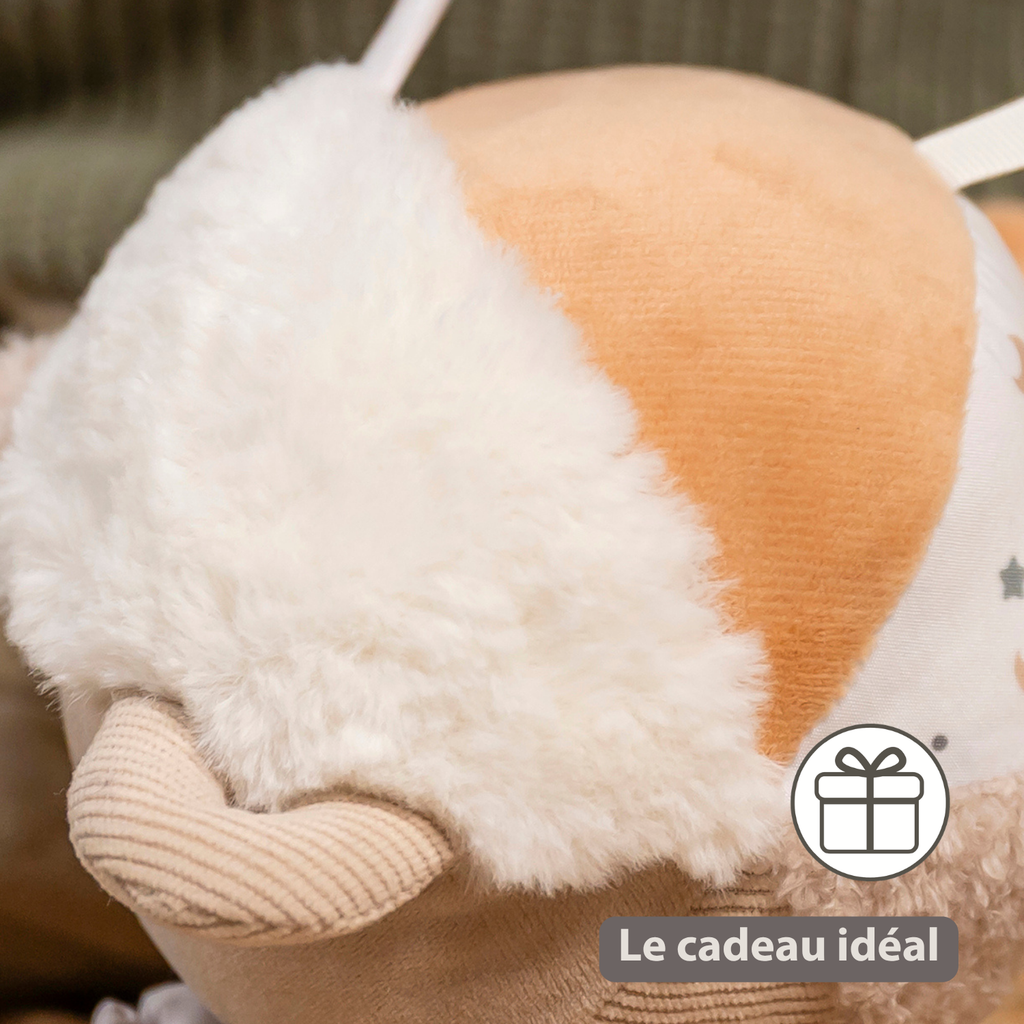 Lapidou Plush Ball - 15 cm - Beige [FR]