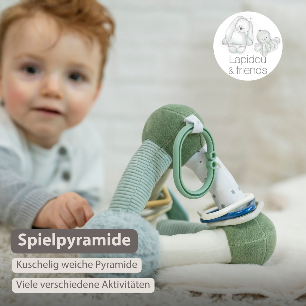 Lapidou Soft Activity Pyramid - 20 cm - Linden Green [DE]