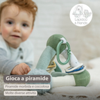 Lapidou Soft Activity Pyramid - 20 cm - Linden Green [IT]