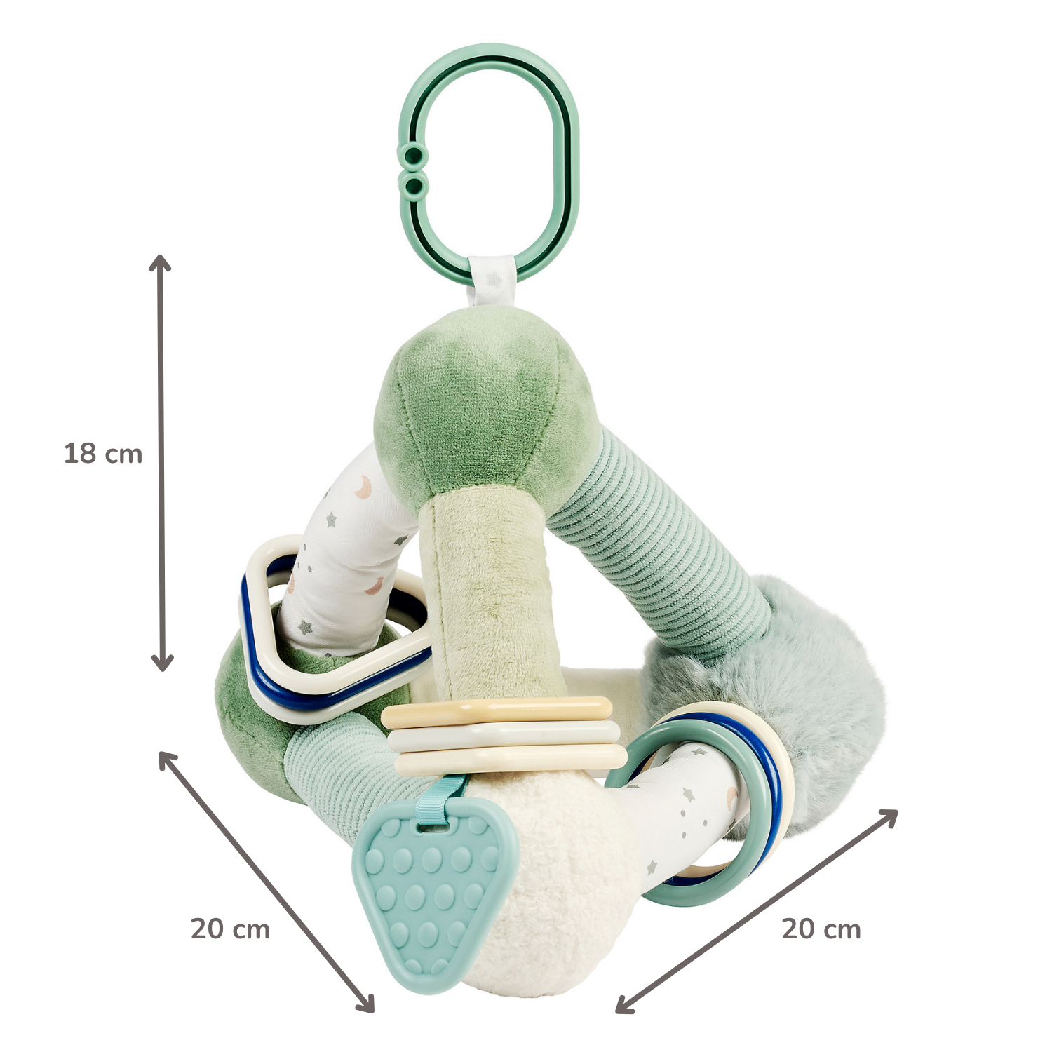 Lapidou Soft Activity Pyramid - 20 cm - Linden Green [NL]