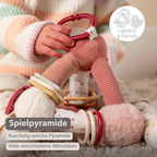 Lapidou Soft Activity Pyramid - 20 cm - Powder Pink [DE]