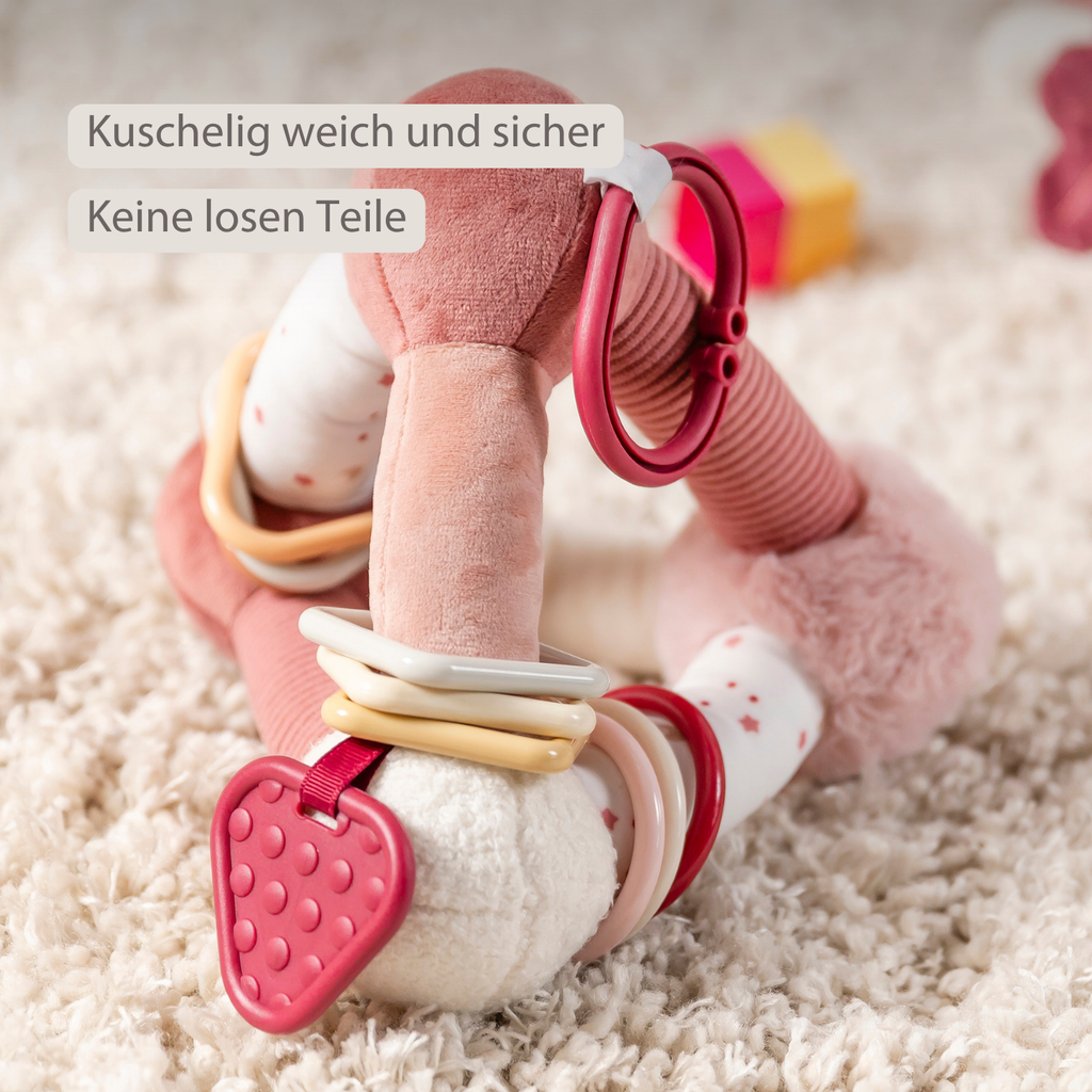 Lapidou Soft Activity Pyramid - 20 cm - Powder Pink [DE]