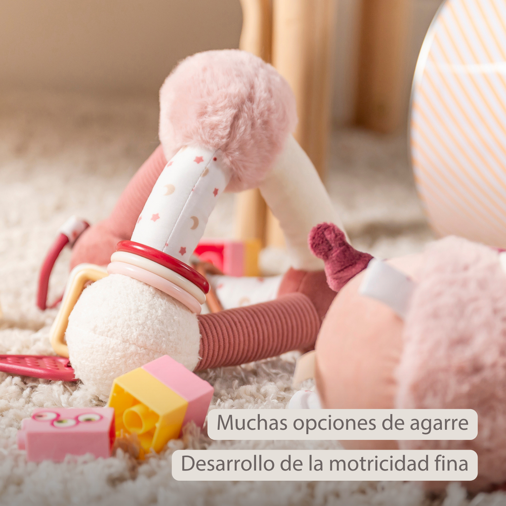 Lapidou Soft Activity Pyramid - 20 cm - Powder Pink [ES]