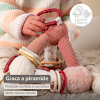 Lapidou Soft Activity Pyramid - 20 cm - Powder Pink [IT]