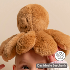 Lapidou Doudou Plush Octopus Rattle - 25 cm - Warm Beige [DE]
