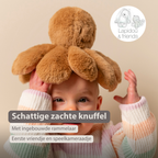 Lapidou Doudou Plush Octopus Rattle - 25 cm - Warm Beige [NL]