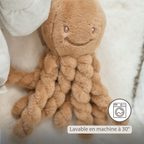Lapidou Doudou Plush Octopus - 22 cm - Warm Beige [FR]