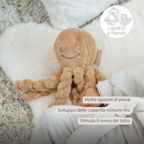 Lapidou Doudou Plush Octopus - 22 cm - Warm Beige [IT]