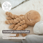 Lapidou Doudou Plush Octopus - 22 cm - Warm Beige [NL]