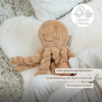 Lapidou Doudou Plush Octopus - 22 cm - Warm Beige [NL]