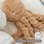 Lapidou Doudou Plush Octopus - 22 cm - Warm Beige [NL]
