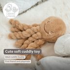 Lapidou Doudou Plush Octopus - 22 cm - Warm Beige [EN]