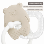 Silicone Cooling Teether - Baby Teething Toy - Cooling Teether - Clay [DE]
