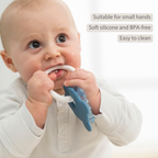 Silicone Cooling Teether - Baby Teething Toy - Cooling Teether - Clay [EN]