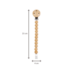 Silicone Pacifier Clip - 30 cm - Beige [NL]