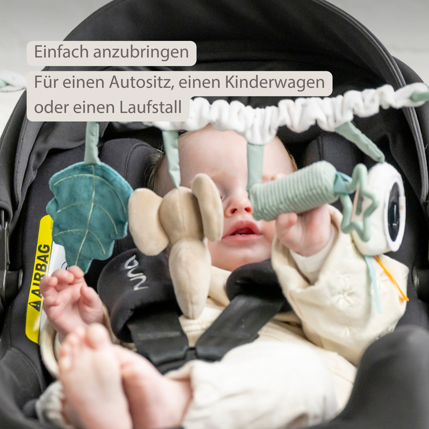 Lapidou Stroller Activity Play Arch - Linden Green [DE]