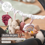 Lapidou Stroller Activity Play Arch - Powder Pink [FR]