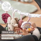 Lapidou Stroller Activity Play Arch - Powder Pink [IT]